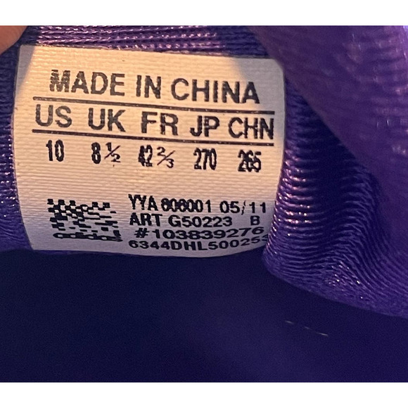 Adidas Supernova Sequence 4 Women's Grey & Purple Running Sneakers Shoe‎ Size 10 - Picture 9 of 9